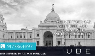 Uber Kolkata Taxis are always in great demand in Kolkata round the year, and during the special occasions such as Durga Pooja, the demand reaches the rooftop